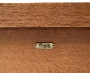 Hendrik Wouda Art Deco Modernist Single Bed for Pander, 1924